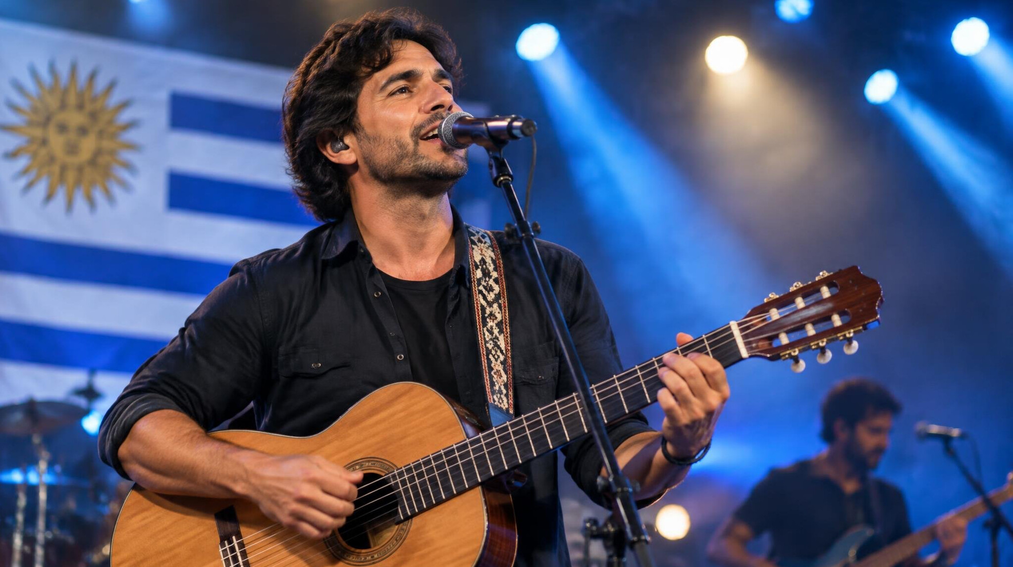 uruguayan singer performing on stage