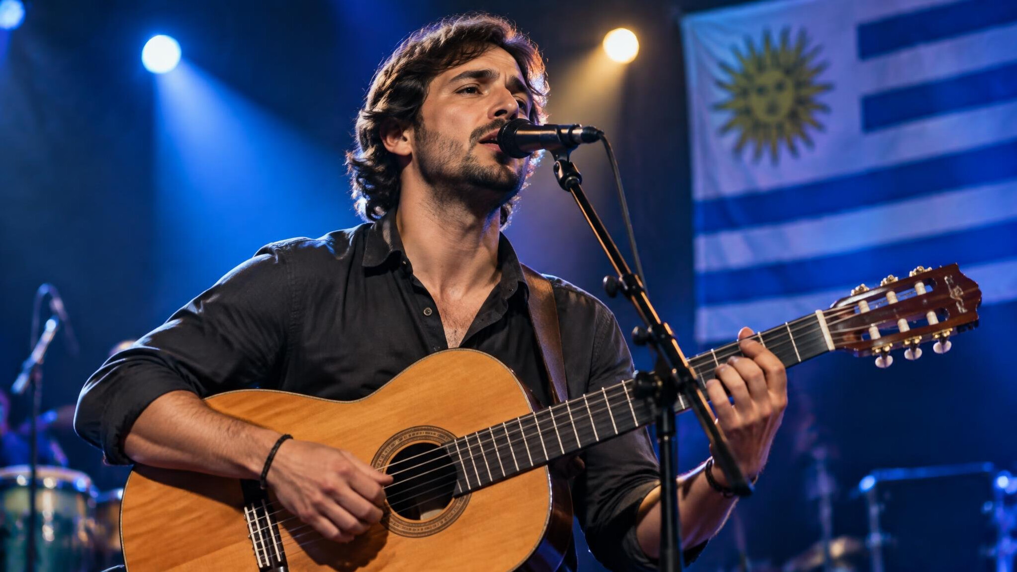uruguayan musician playing guitar